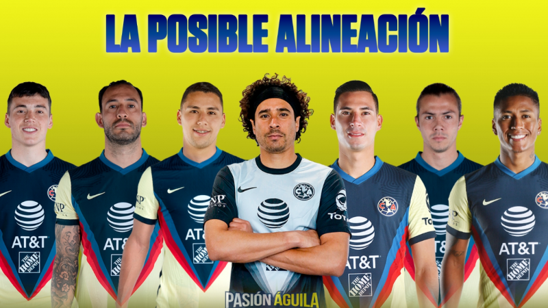 America’s potential lineup for the match against Atlas