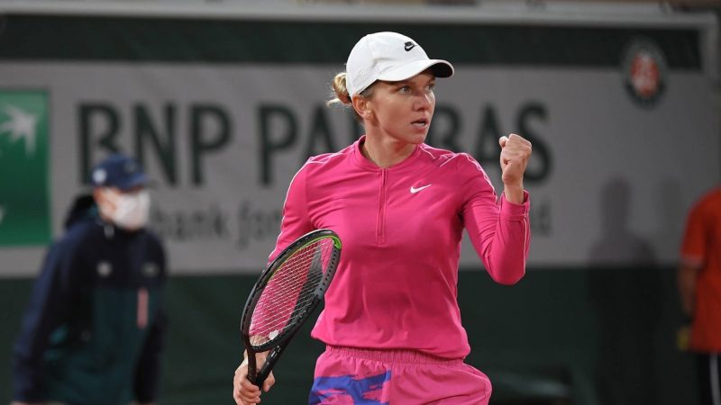 When is the scheduled match between Simona Halep and Irina Begu in the second round of Roland Cross 2017?