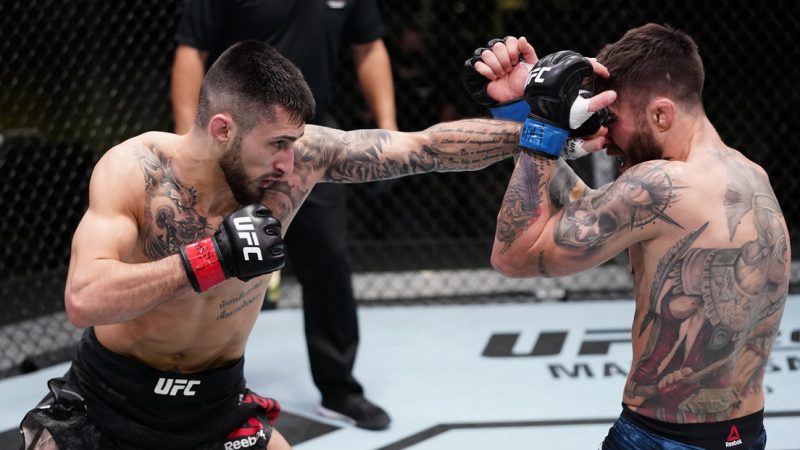 Video: Argentine fighter’s debut at UFC ends in bloody defeat after brutal beating