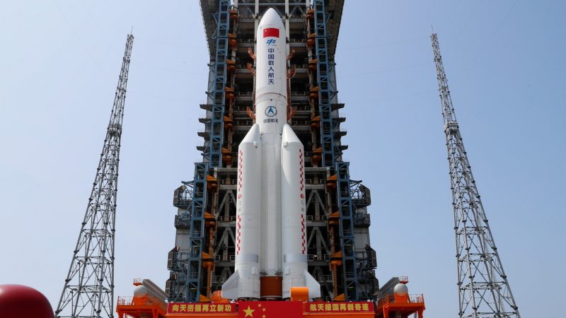 Video: China launches the central block of its space station into space