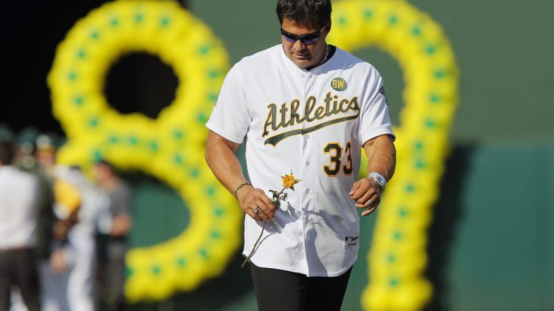 Surprise!  Jose Canceco explains how he lost his wealth and was able to sleep in a garage