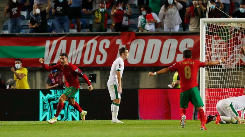 Portugal vs Ireland (2-1): Cristiano breaks record and retains victory