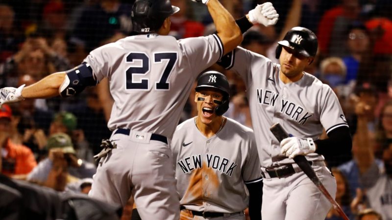 The Yankees wiped out the Red Sox and climbed to the 1st wild card