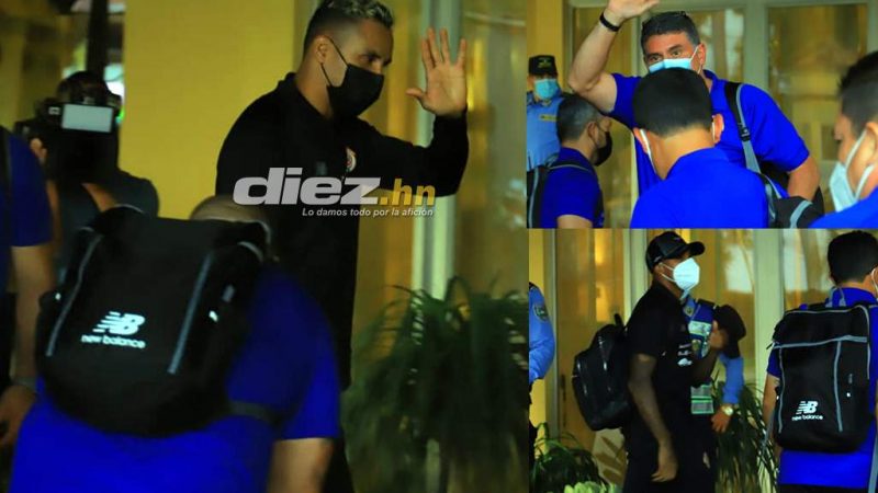 The entire delegation from Kilor Navas, Luis Suarez and Costa Rica arrived in San Pedro Sula Honduras – ten