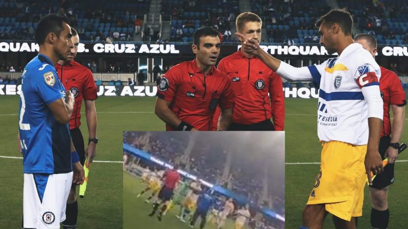 Video |  Cruz Azul went down to the fan field and hit the player San Jose