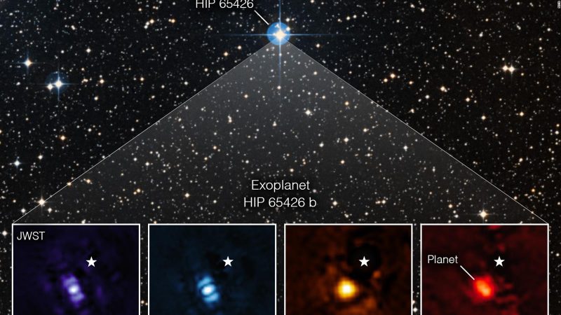 The Webb Telescope captured the first live image of an exoplanet